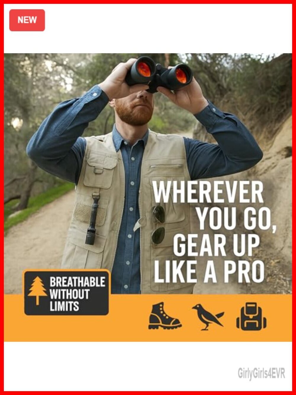 21 Pocket Utility Vest - Tactical Safari Hunting Camping Travel Vest - Picture 6 of 6